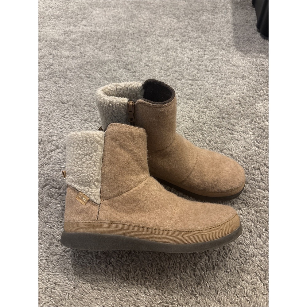 Chaco Revel Tall Sz US 8.5 EU 39.5 Women's Winter Chelsea Boots Brown Sugar SOFT